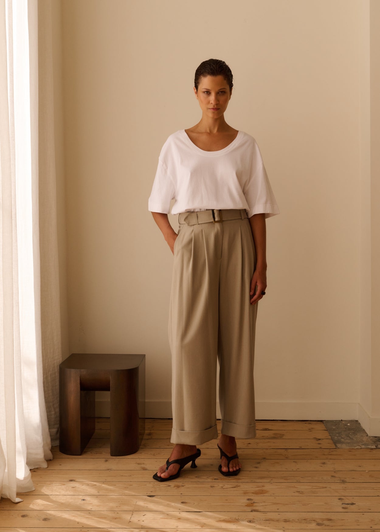 Hose Tahny`CL Green Taupe