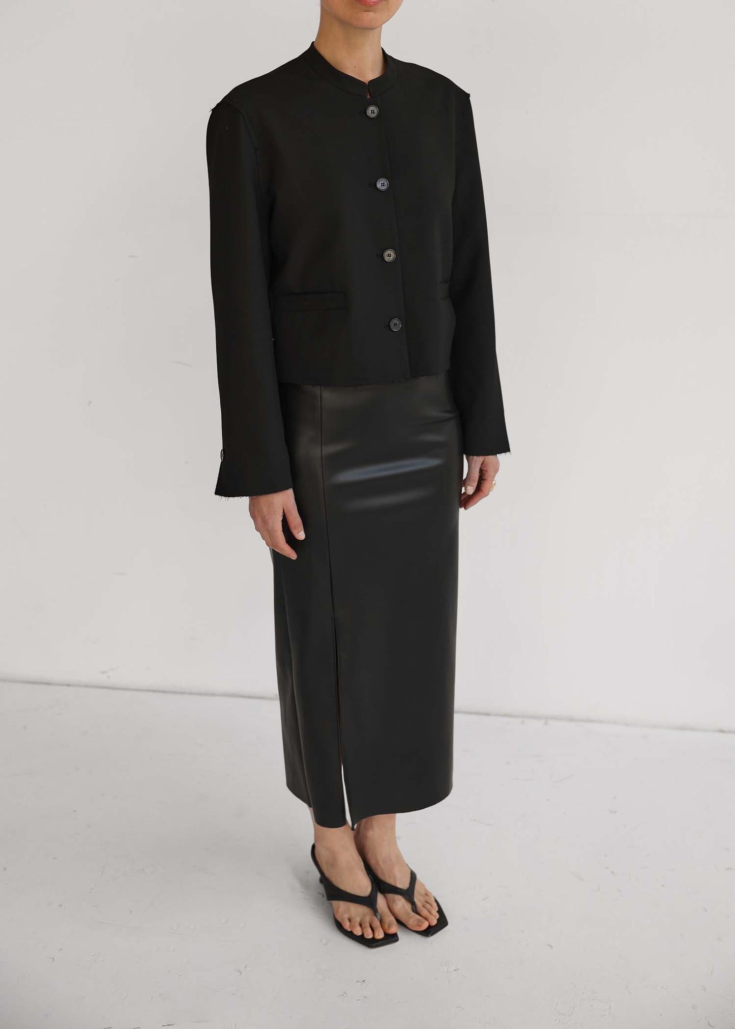 Fake Leather Skirt Selia`CL