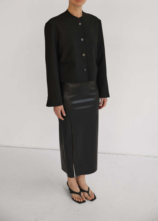 Fake Leather Skirt Selia`CL