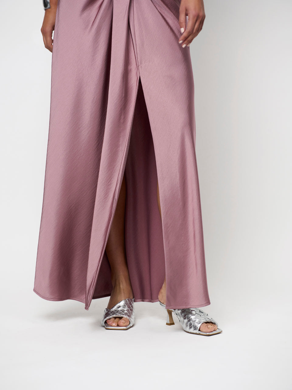 Satin Maxi Dress Dannte6-Marcia Mauve