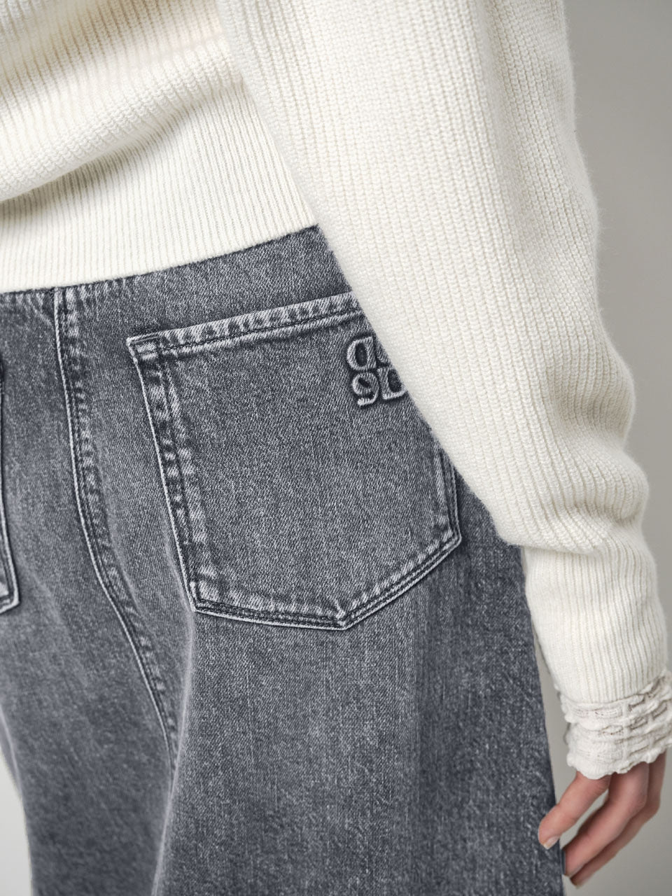 Denim Maxi Skirt D6Feral