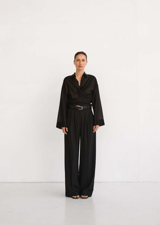 Wickelbluse Yimmi'CL Black