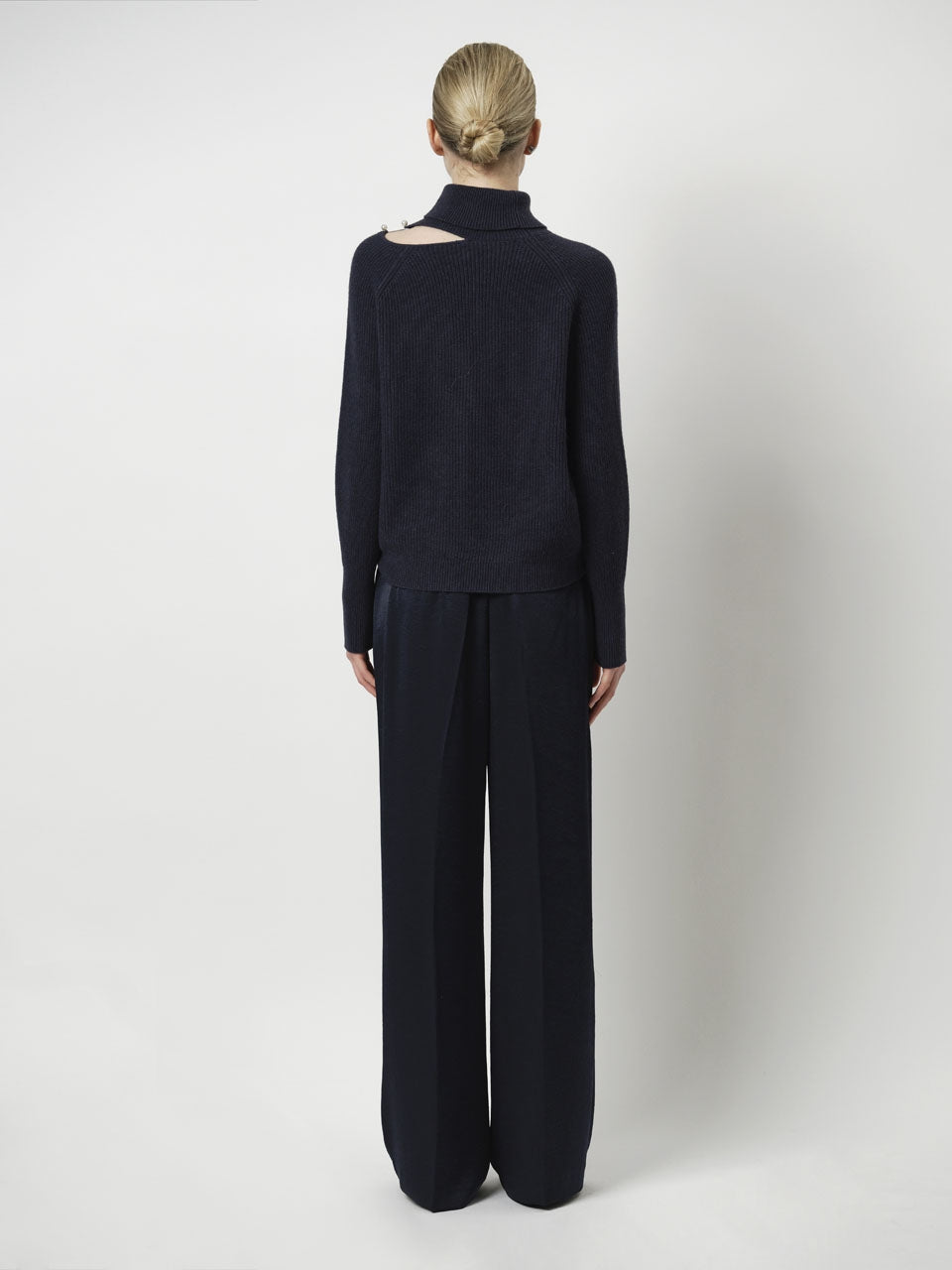 Satin Pants D6Jules Creased Nocturnal