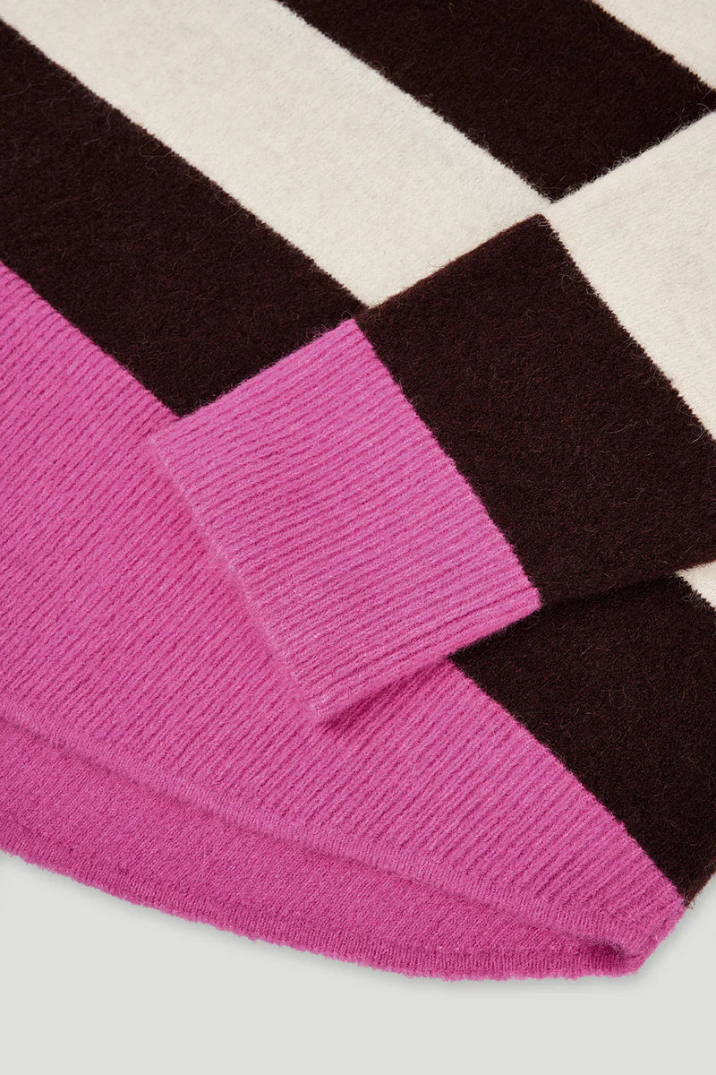 Knit Polo Pullover Stripes