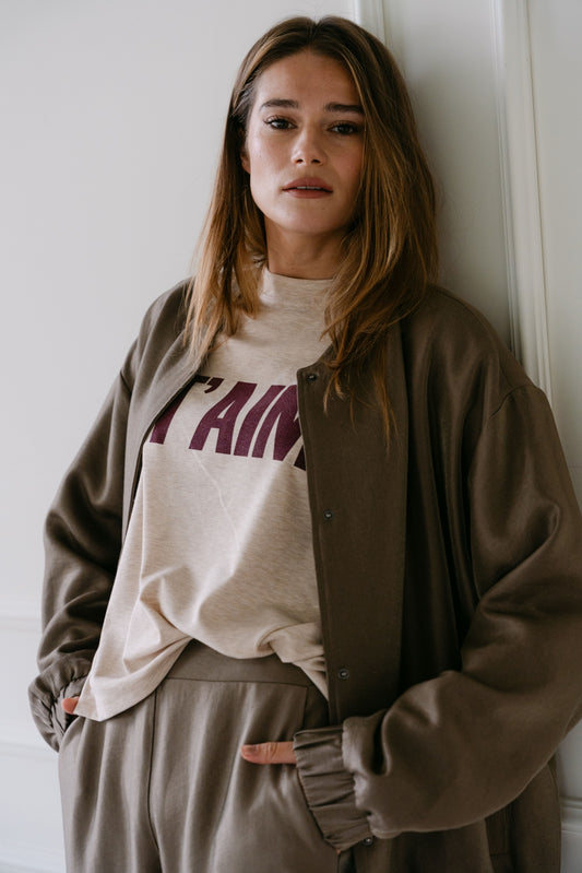 Jacke Taupe