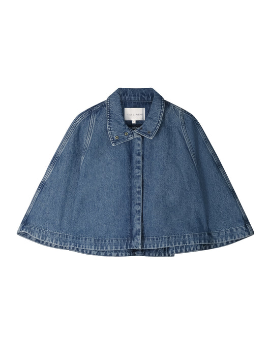 Jeans Poncho Sade'CL Washed Blue