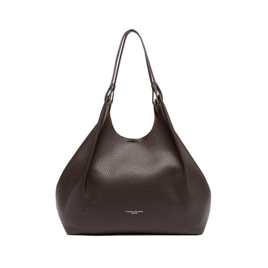 Handbag Gianni Chiarini DuaGC Maxi Lamb Castoro