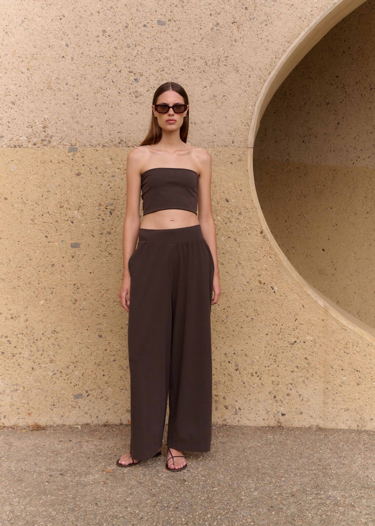 Bandeau Top Maha`CL Chocolate