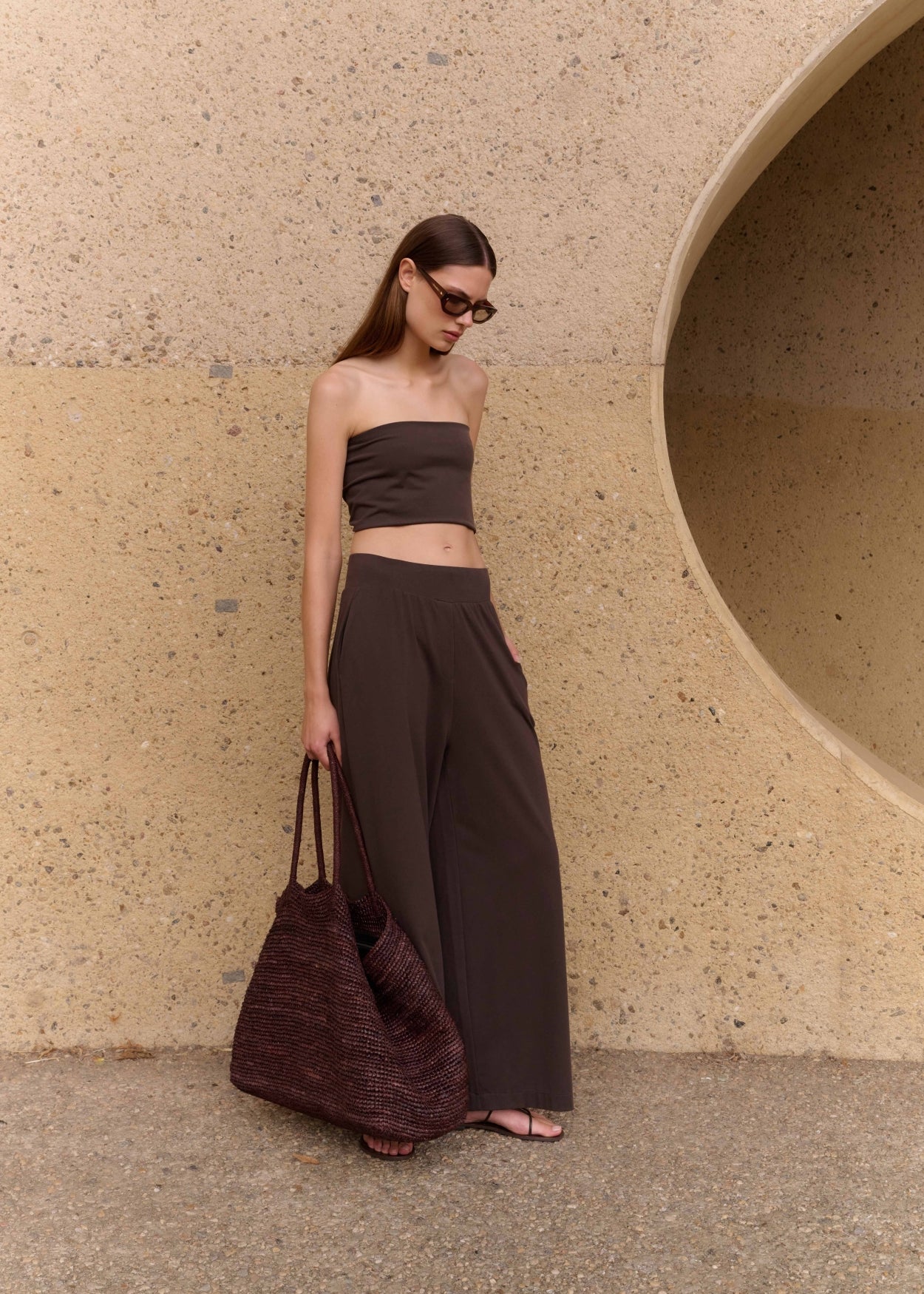 Bandeau Top Maha`CL Chocolate