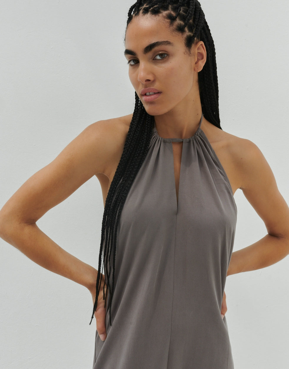 Open Back Dress Freida'CL Chocolate