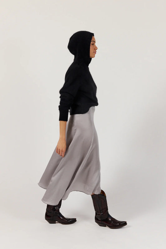 Strickhoodie GraceSA Black