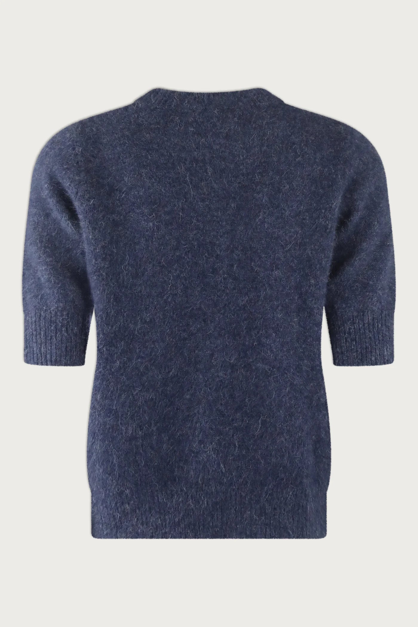 Kurzarm Strickpullover RoccaSA Deep Blue Melange