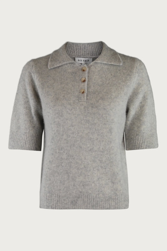 Strick Polo RiccaSA Grey Melange