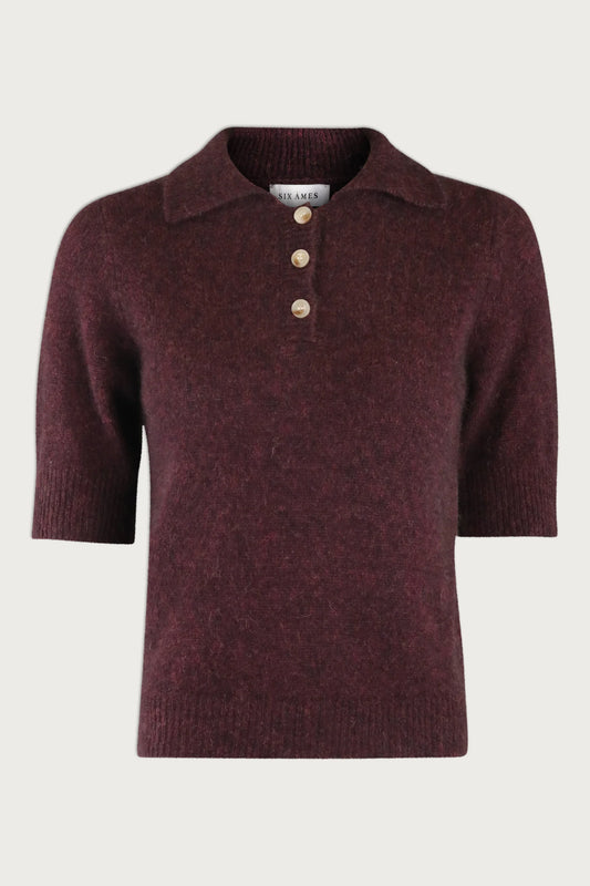 Strick Polo RiccaSA Red Wine