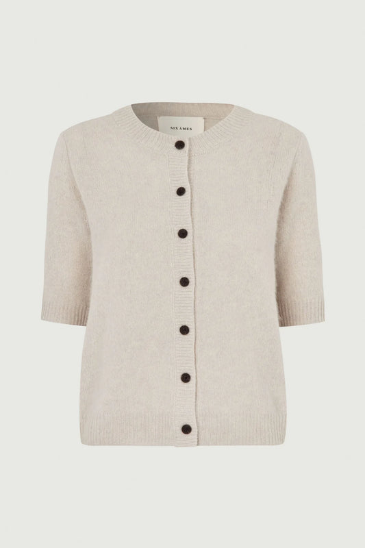 Cardigan OdaSA Silver White Melange