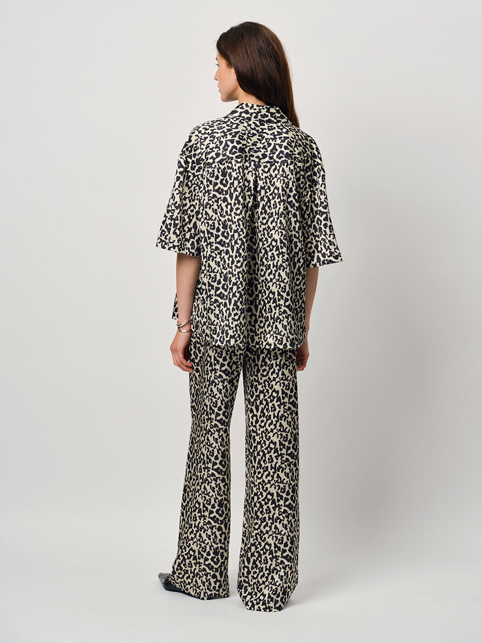 Wide Leg Pants TheoD6 Leopard