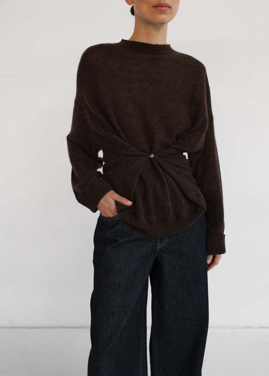 Feinstrick Pullover Helene`CL Fudge