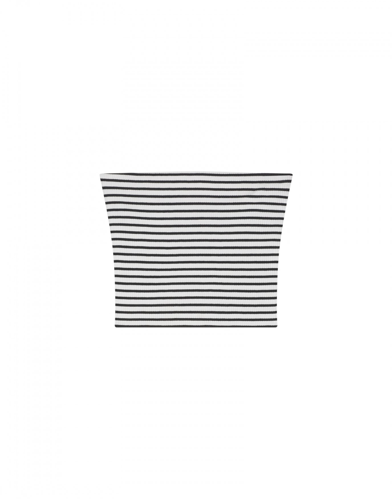 Strapless Rib Top Lora'CL Stripes