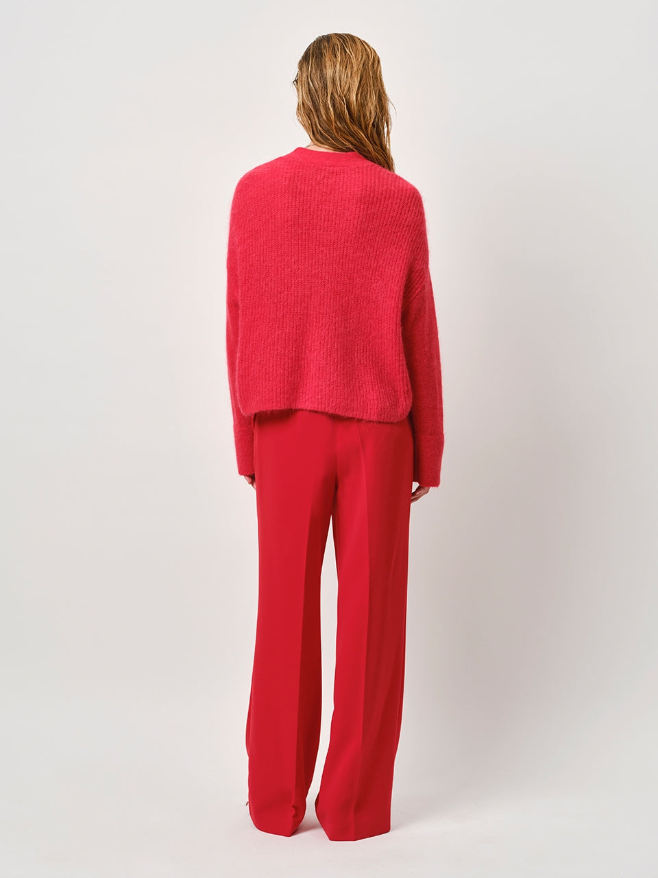 Cropped Cardigan D6Utha Red