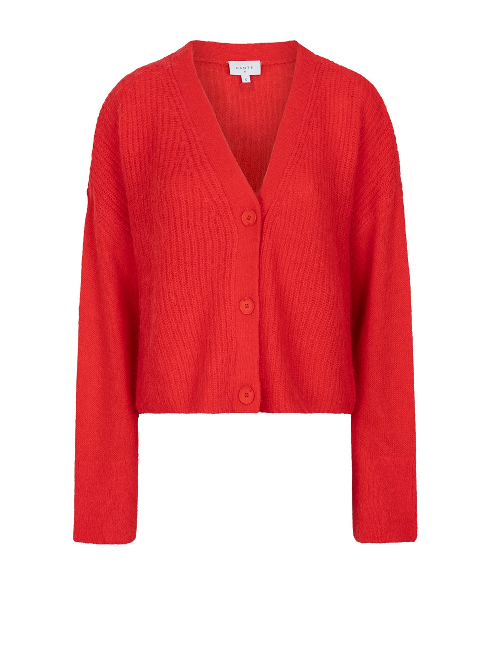 Cropped Cardigan D6Utha Red
