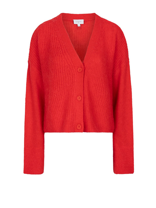 Cropped Cardigan D6Utha Red