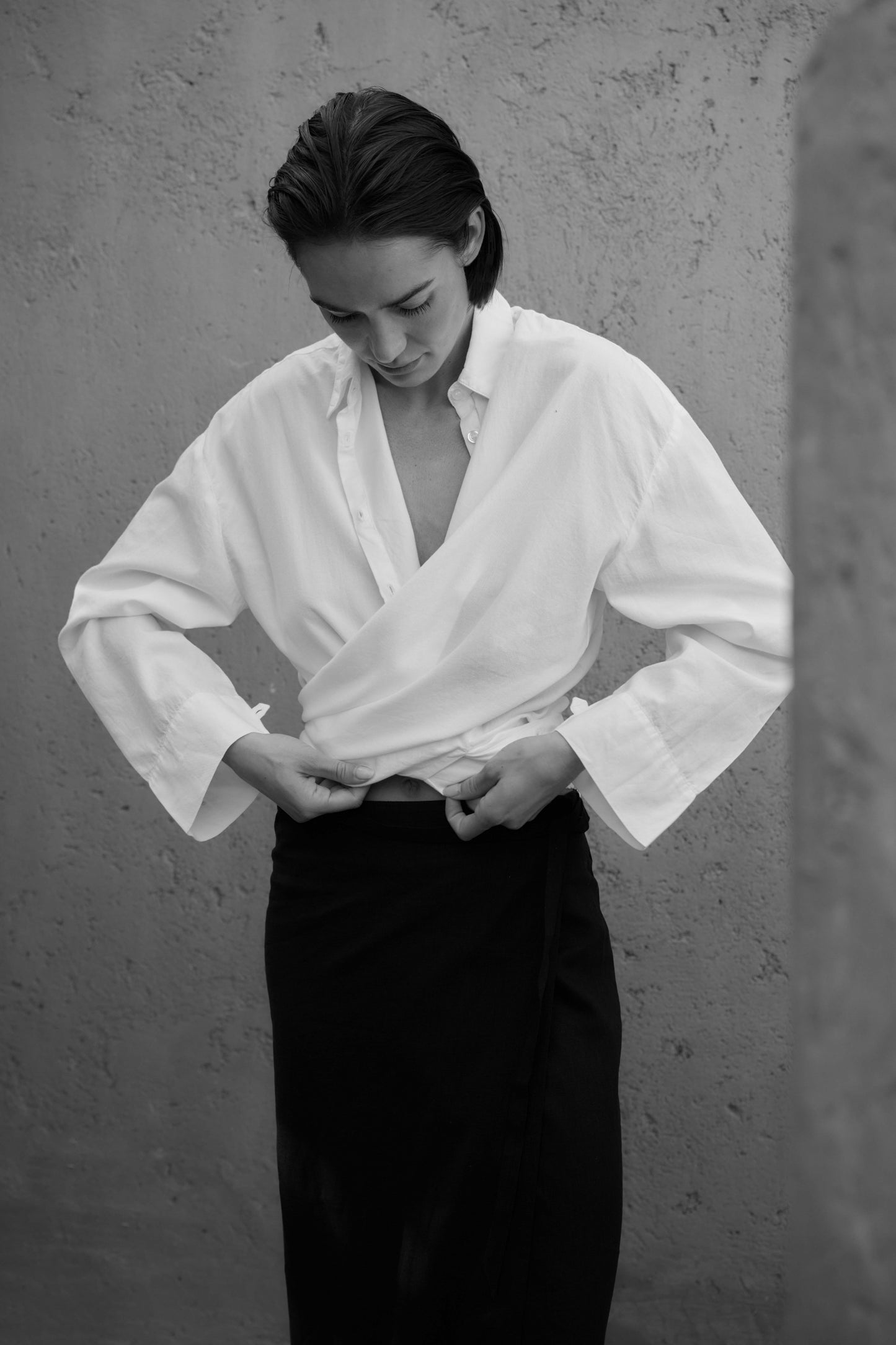 Wrapper Blouse Ruby‘CL Off White