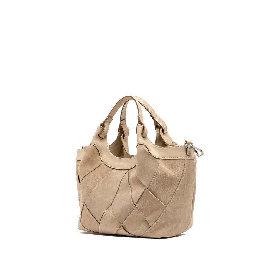 Handtasche Gianni Chiarini DuaGC Midi Suede Nude