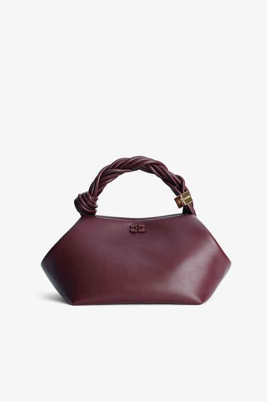 Ganni Bou Bag Small Burghundy