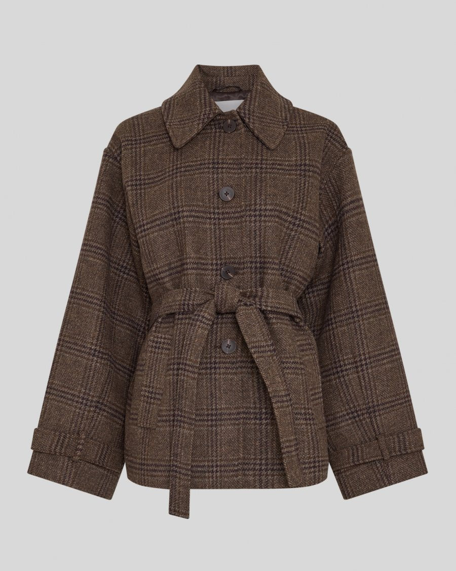 Jacket MSCHAmaranda CHK Hot Fudge
