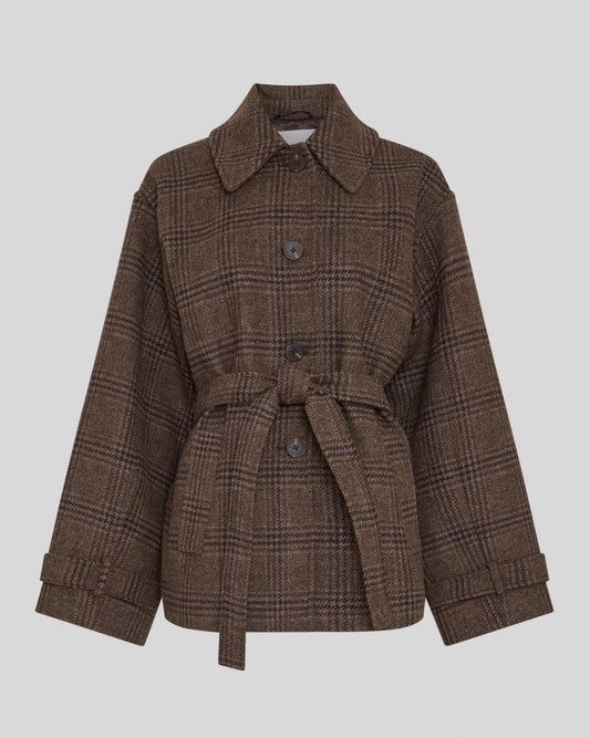 Jacket MSCHAmaranda CHK Hot Fudge