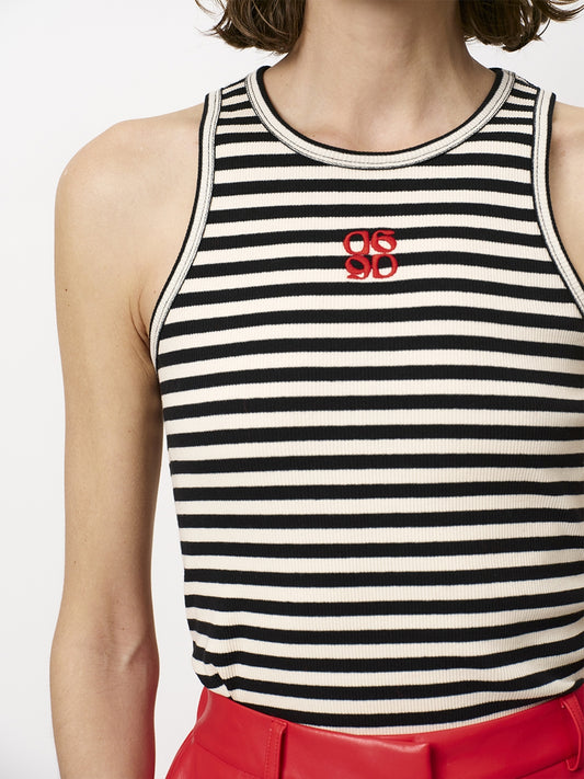 Tanktop Monogram Stripe