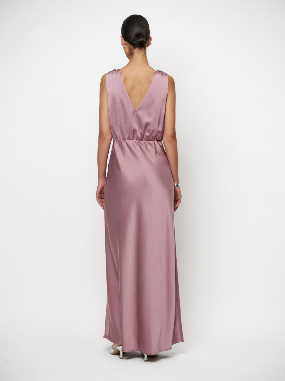 Satin Maxi Dress Dannte6-Marcia Mauve