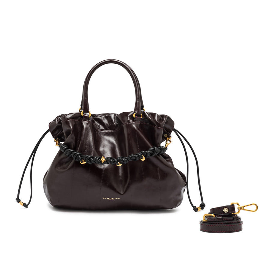 Handtasche Gianni Chiarini Morgana Eel Antique Ruby