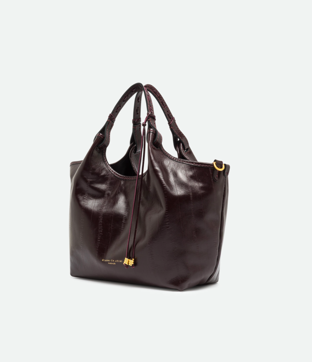 Handtasche Gianni Chiarini DuaGC Midi Eel Antique Ruby