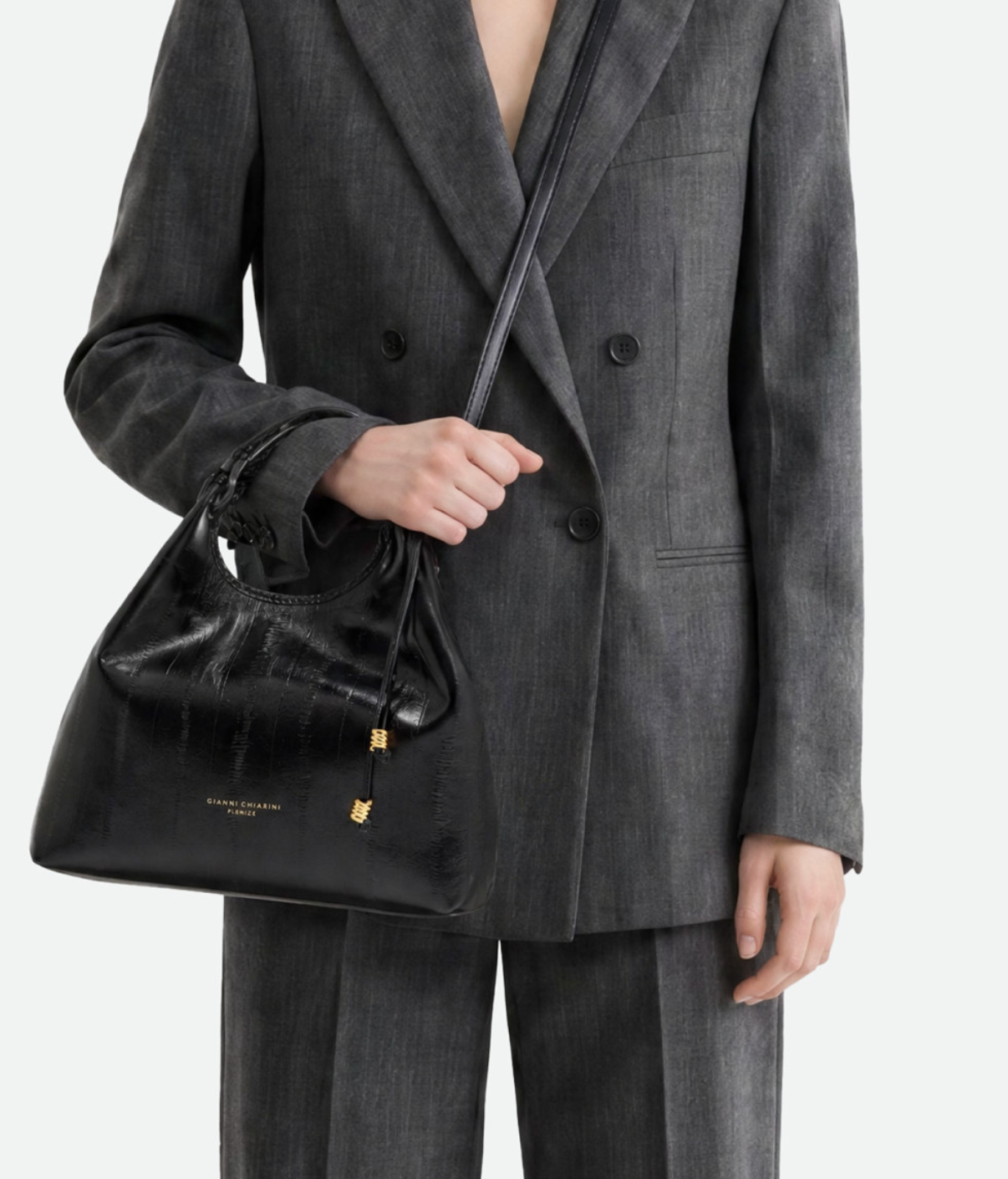 Handtasche Gianni Chiarini DuaGC Midi Eel Antique Ruby