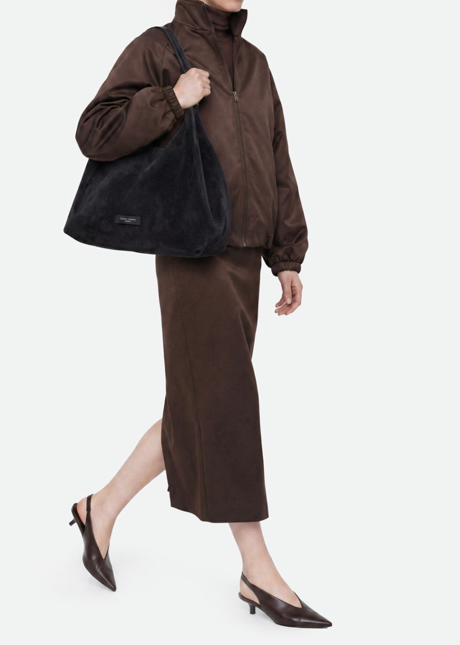 Handtasche Gianni Chiarini DuaGC Maxi Suede Notturno