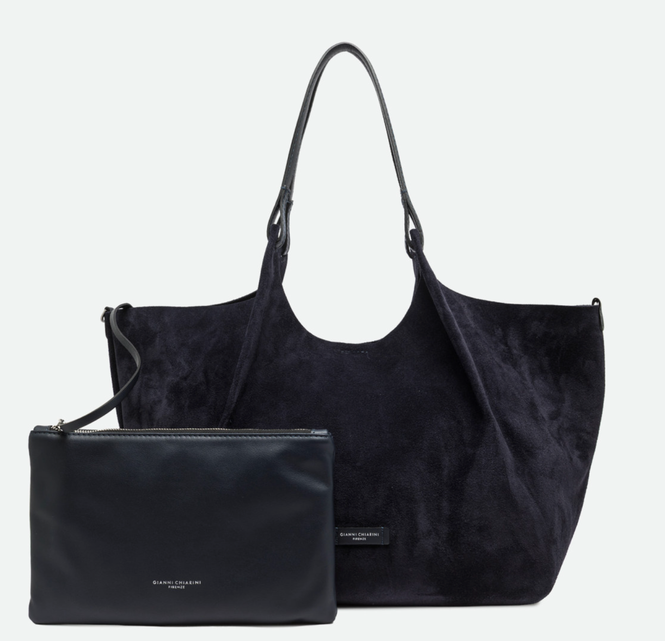 Handtasche Gianni Chiarini DuaGC Maxi Suede Notturno