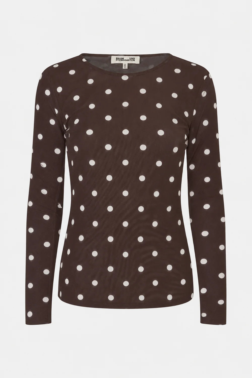 Longsleeve Mesh Coffe Bean Dots