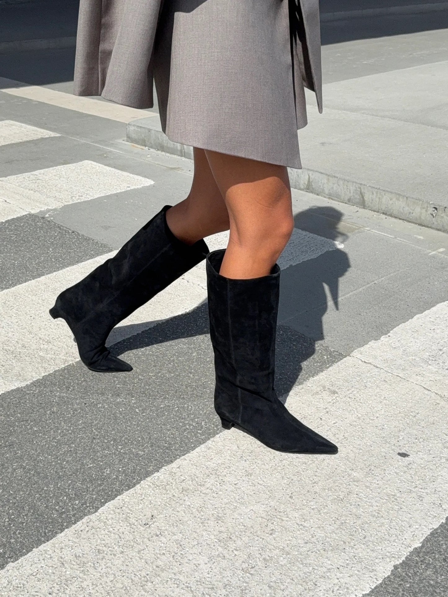 Suede Boots Black Hellasw Sofie Schnoor