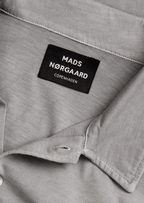 Polo Shirt MNDye Cotton Jersey Titanium