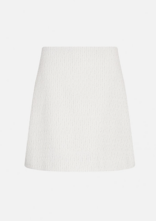 Skirt MSCHNadialine White Melange