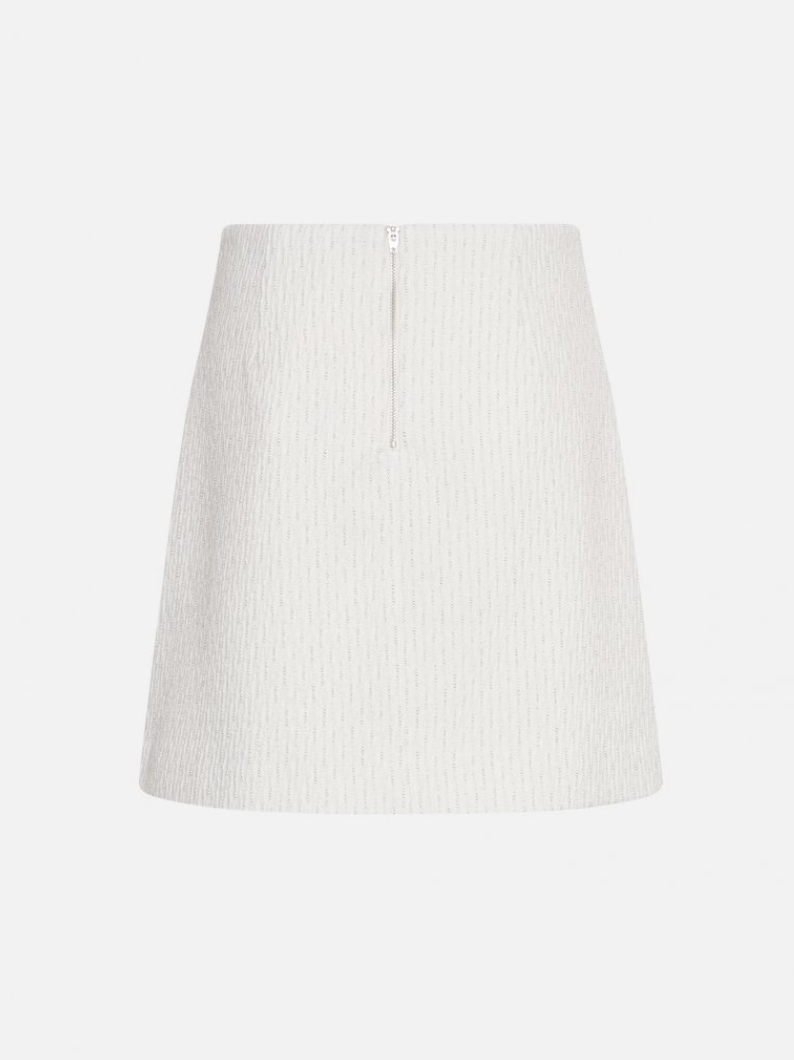Skirt MSCHNadialine White Melange