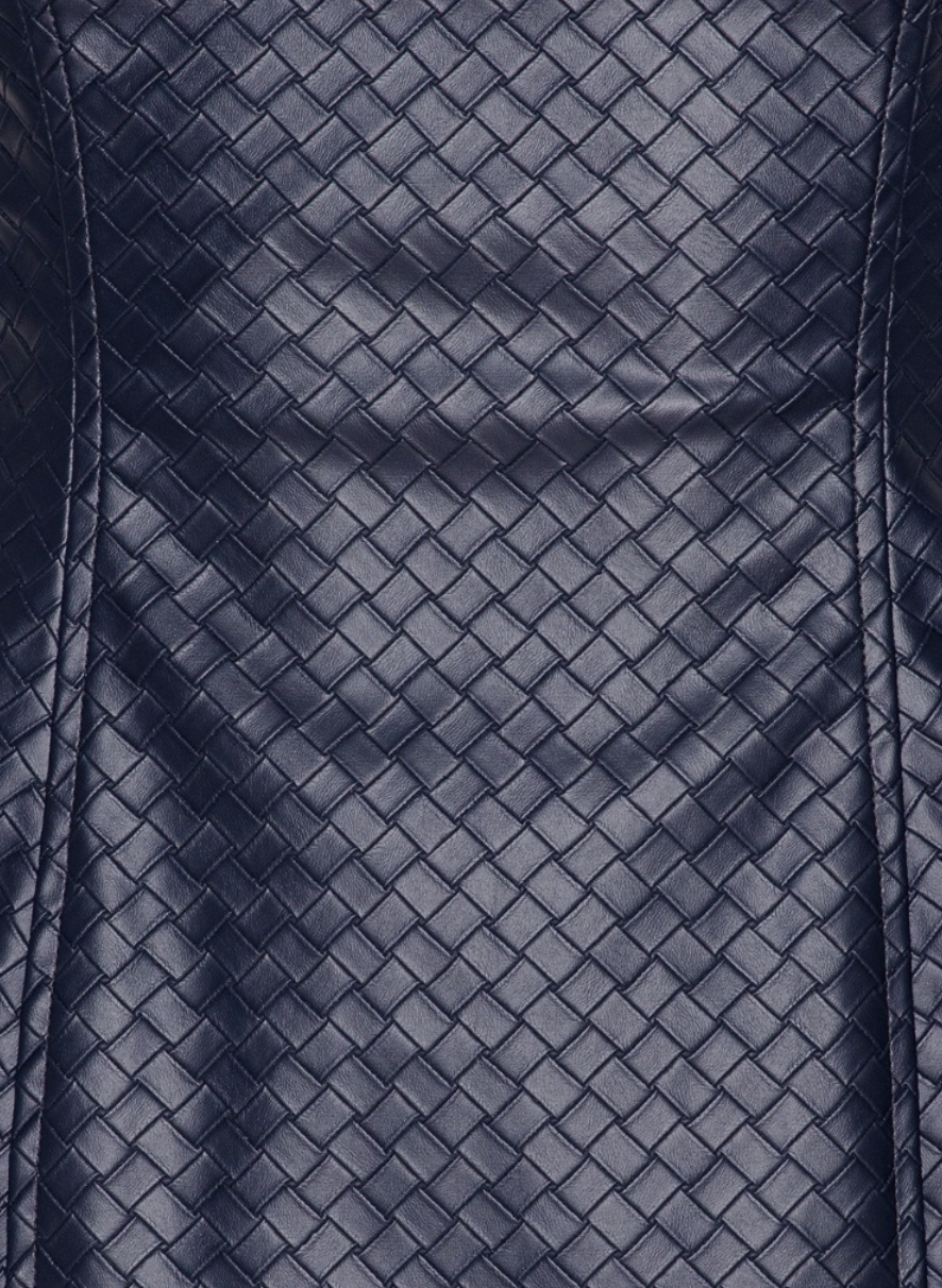 Midi Braided Dress Dark Blue