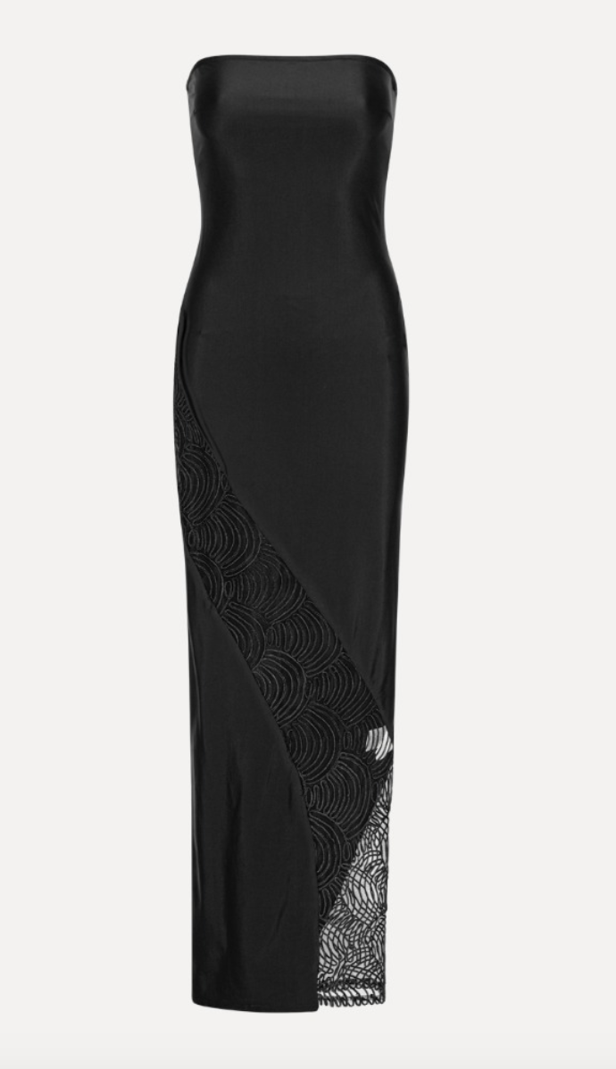Stretchy Tube Dress Black