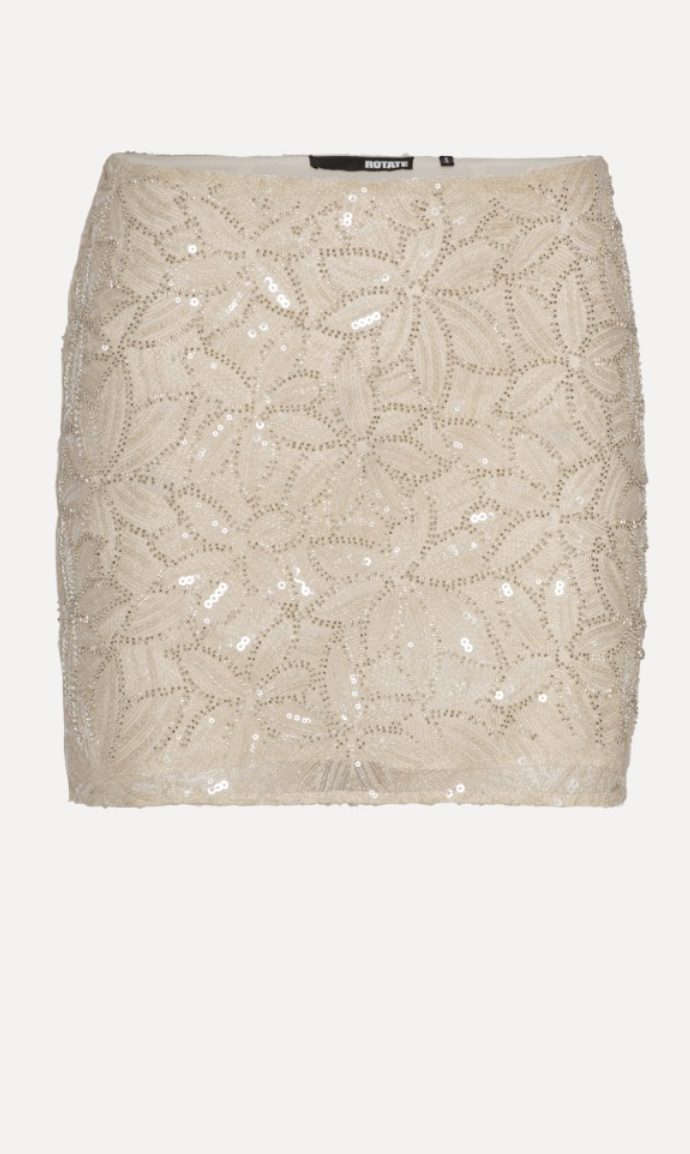 Sequin Jacquard Mini Skirt