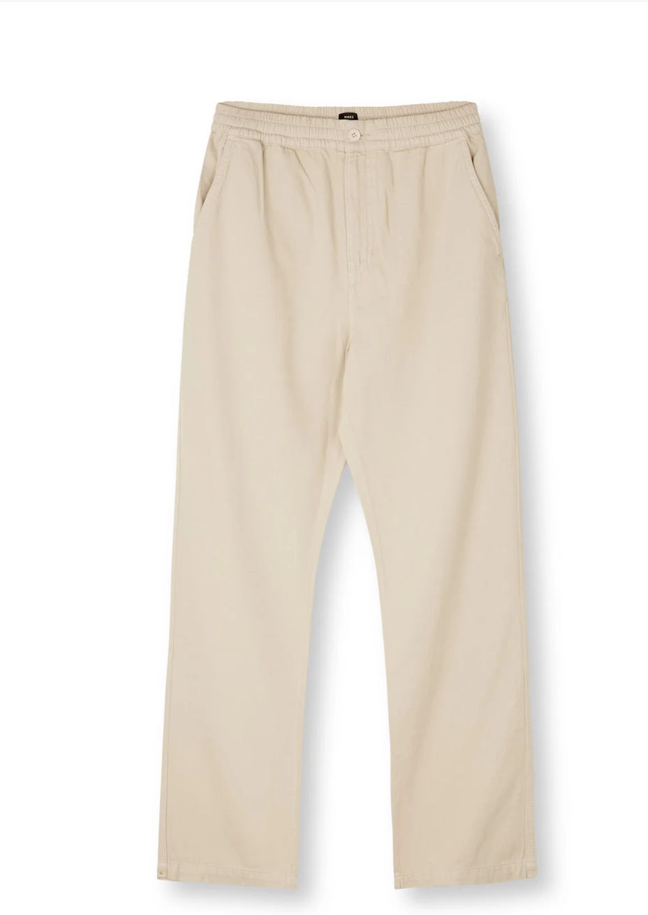 Pants MNSyron Cotton Linen Hektor Pants Oatmeal