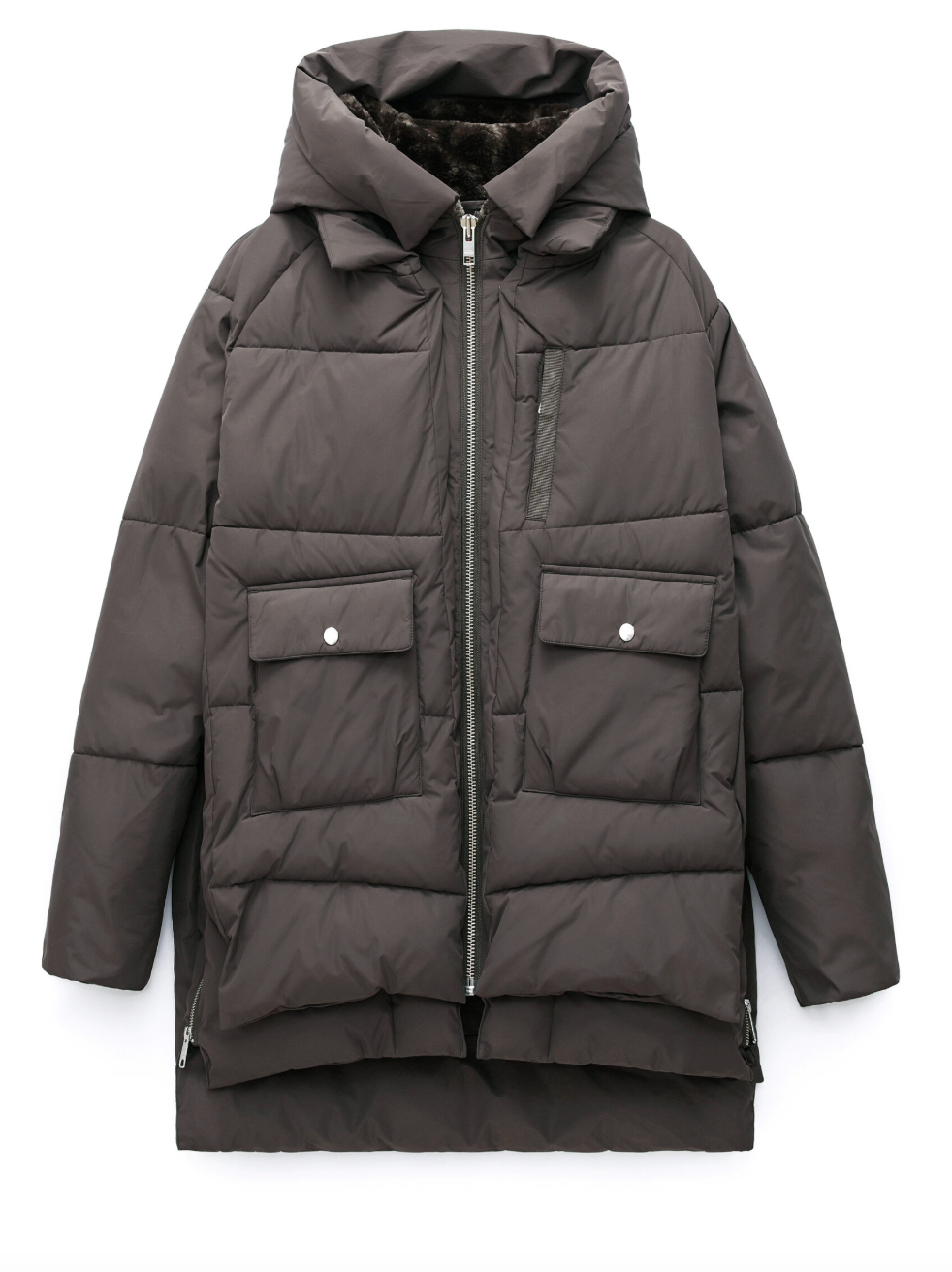 Puffer Jacket  LyndonEMB Black Olive