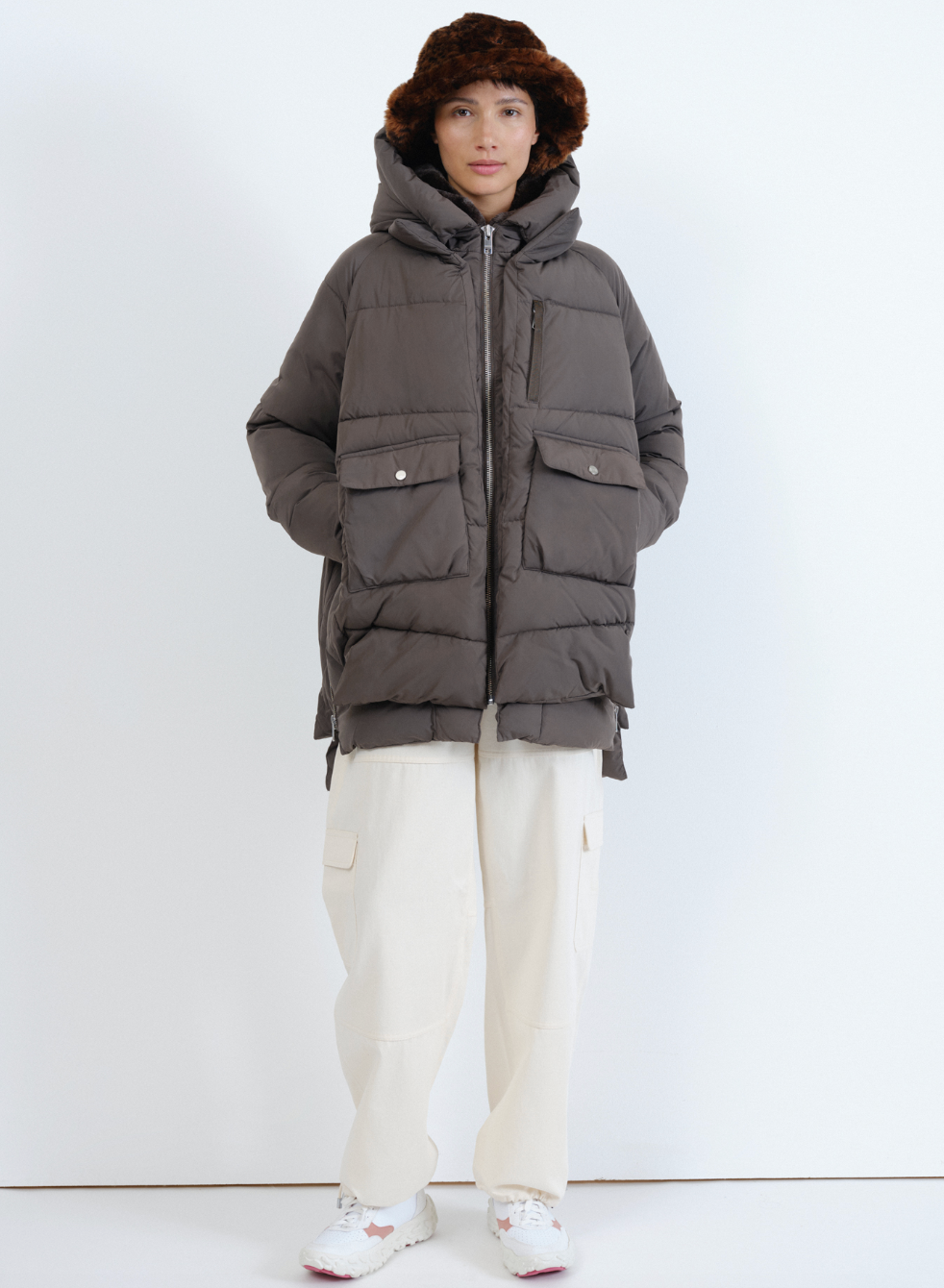 Puffer Jacket  LyndonEMB Black Olive
