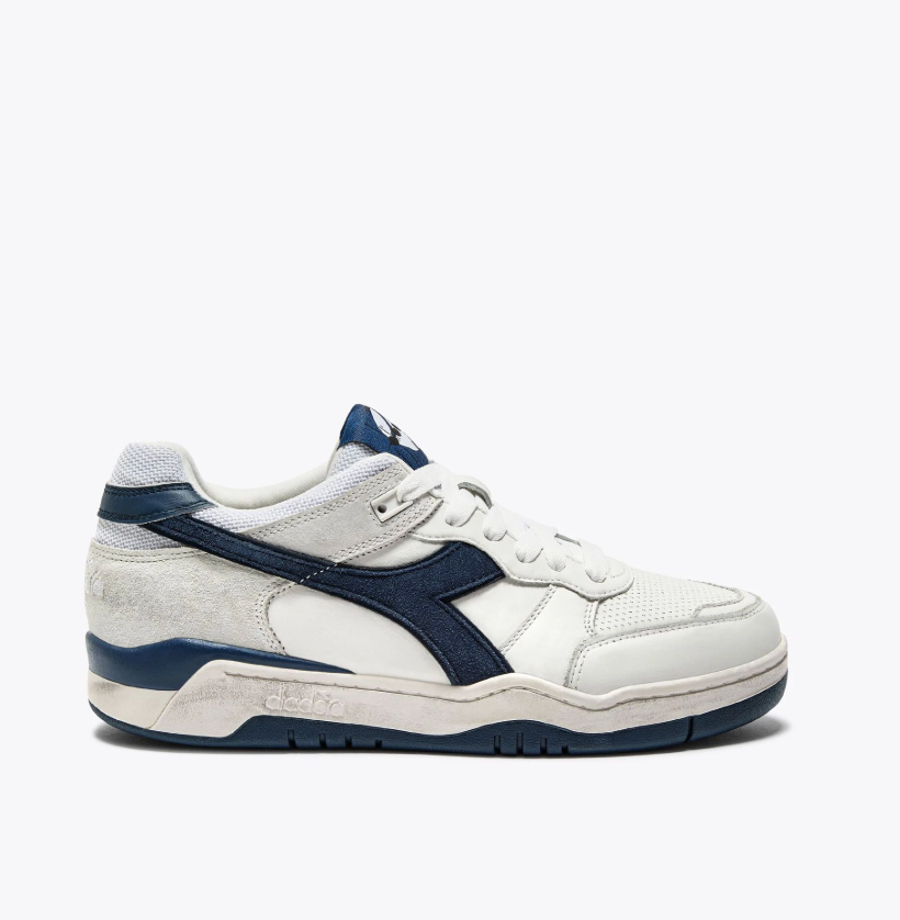 Sneaker Diadora Heritage B.560 used Weiß/Majolika Blau