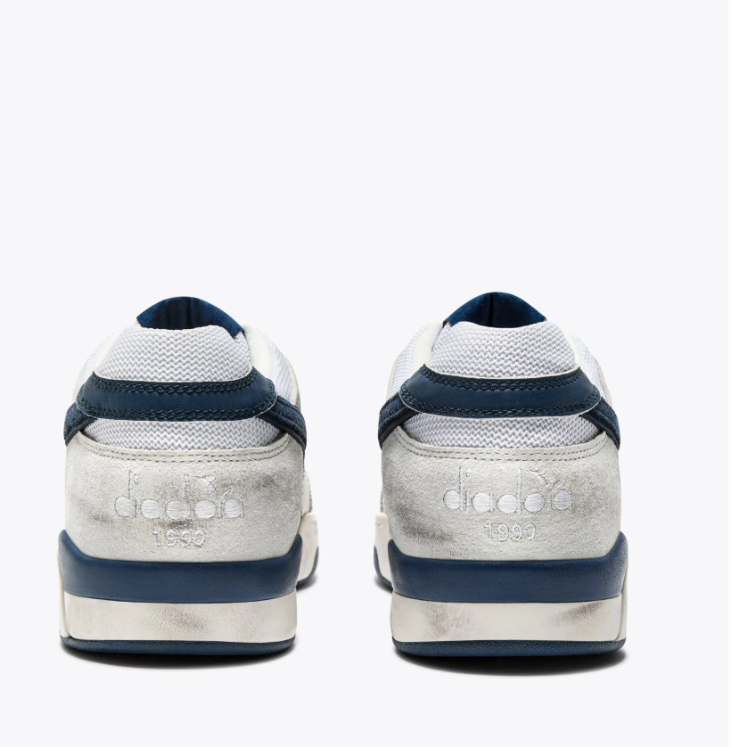 Sneaker Diadora Heritage B.560 used Weiß/Majolika Blau